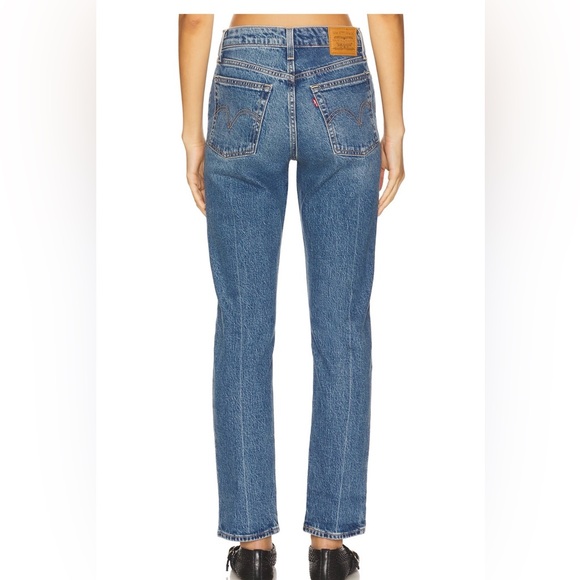 Levi's Wedgie Slim Straight-Leg Jeans 25x30 - Picture 3 of 7